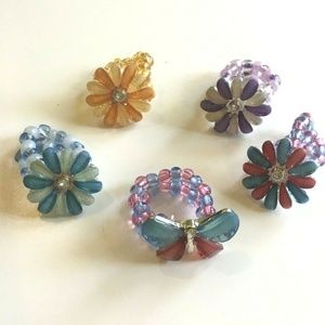 Fancy Stretch Beaded Rings